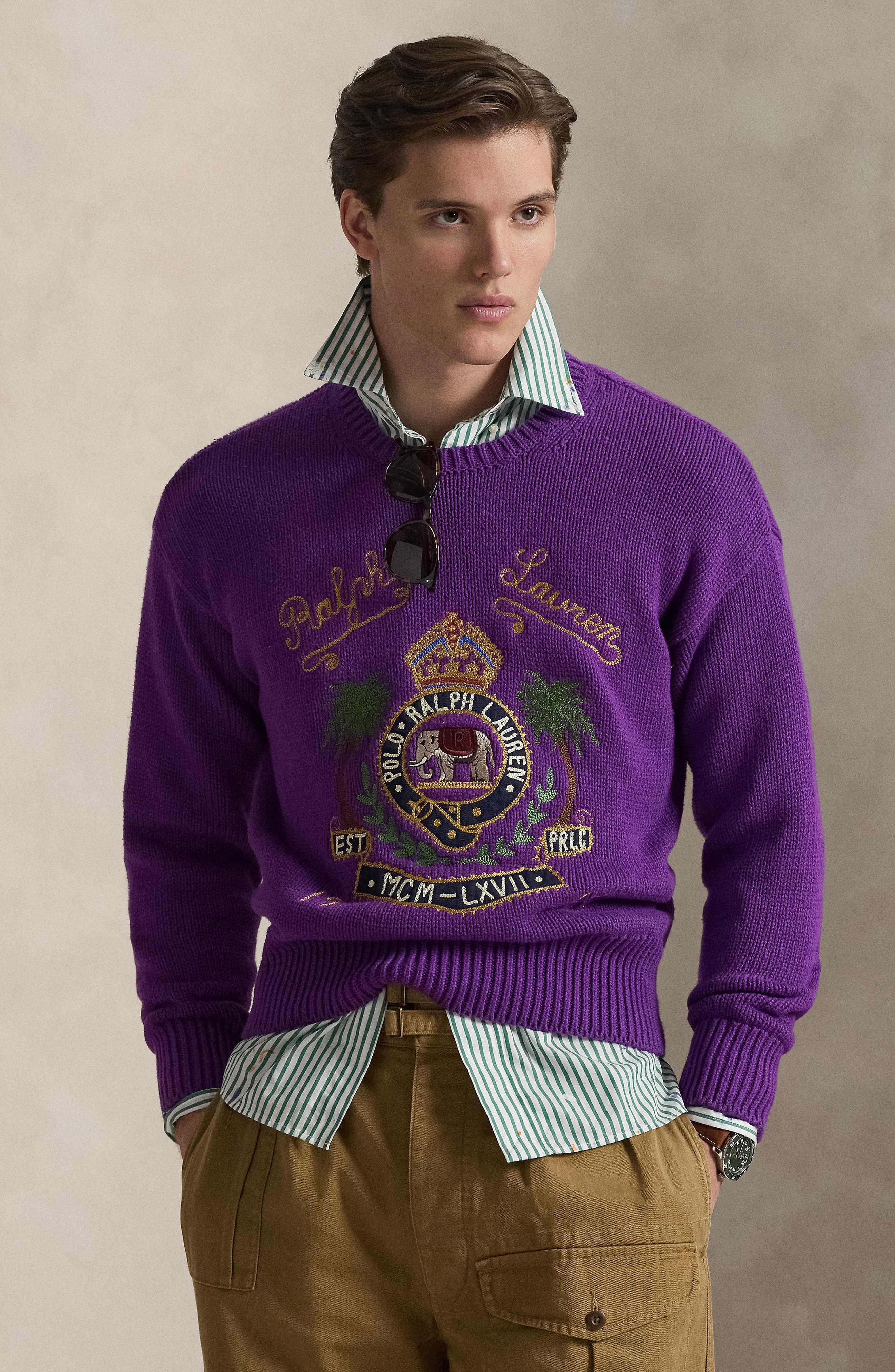 Embroidered Cotton Sweater - image 2