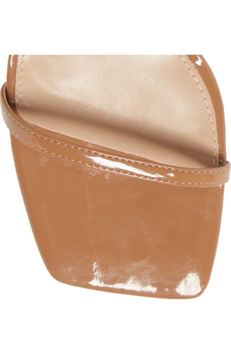 Steve Madden Uplift Lace-Up Sandal, Alternate, color, Camel Patent