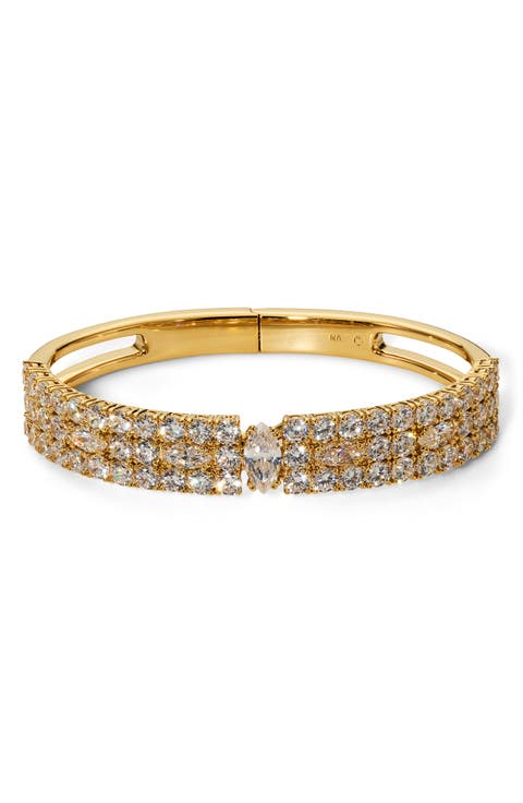 Twinnie Triple Row Hinge Bangle
