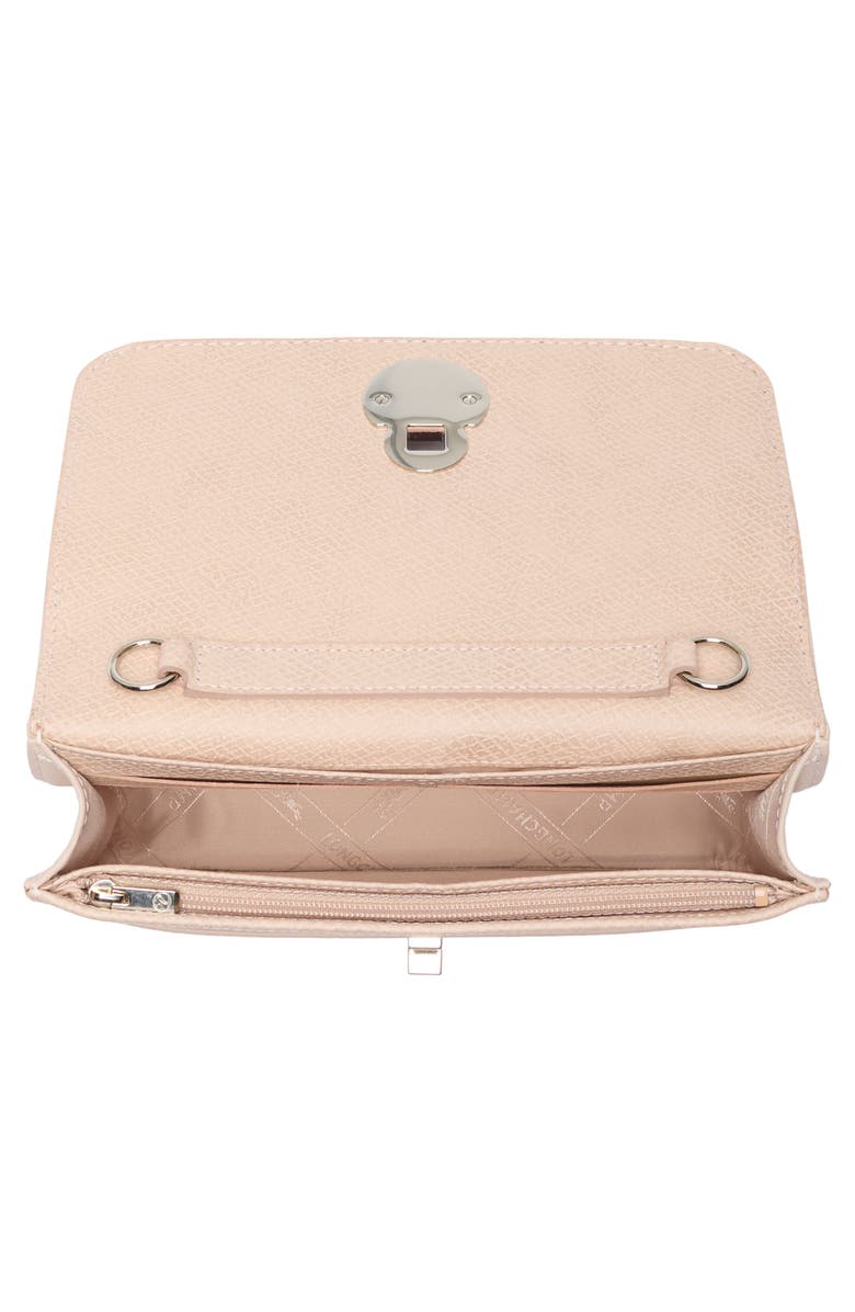 Longchamp Cavalcade Leather Wallet on a Chain, Alternate, color, Sand