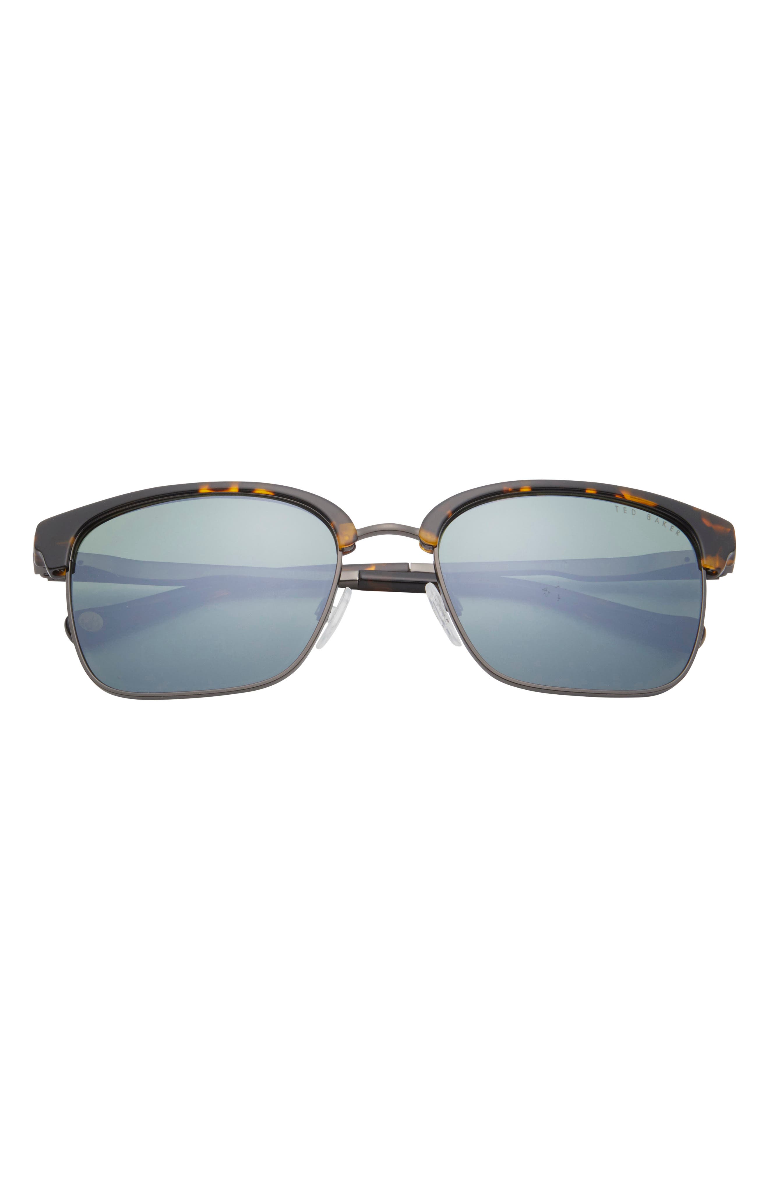 Ted Baker London 55mm Square Polarized Sunglasses