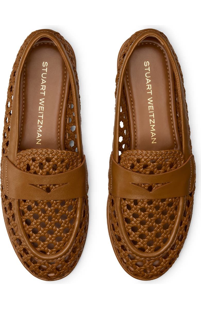 Stuart Weitzman Spencer Woven Loafer, Alternate, color, Boho Tan