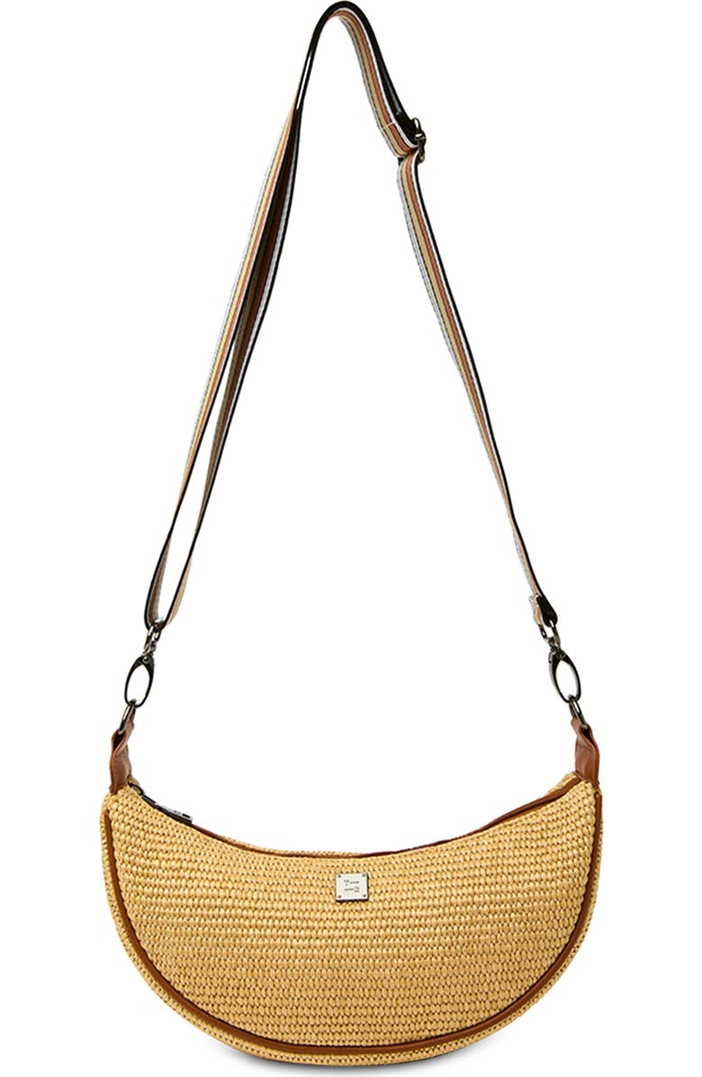 THINK ROYLN Moonlighting Raffia Shoulder Bag, Alternate, color,