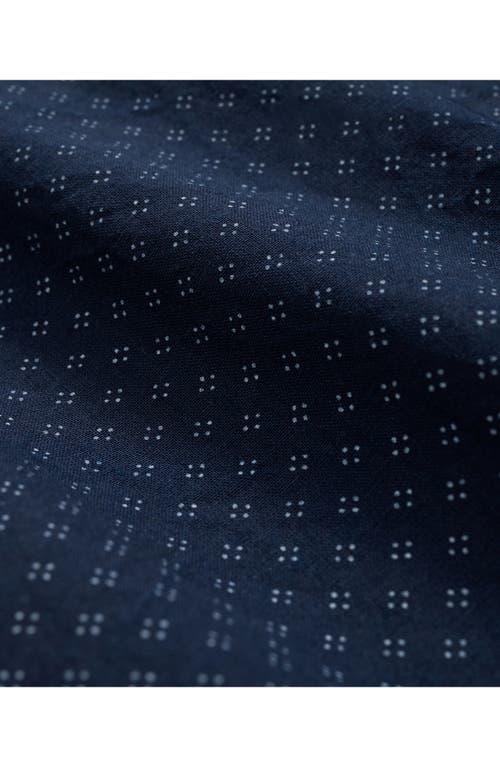 Brooks Brothers Regular Fit Dot Print Button-down Shirt In Indigo