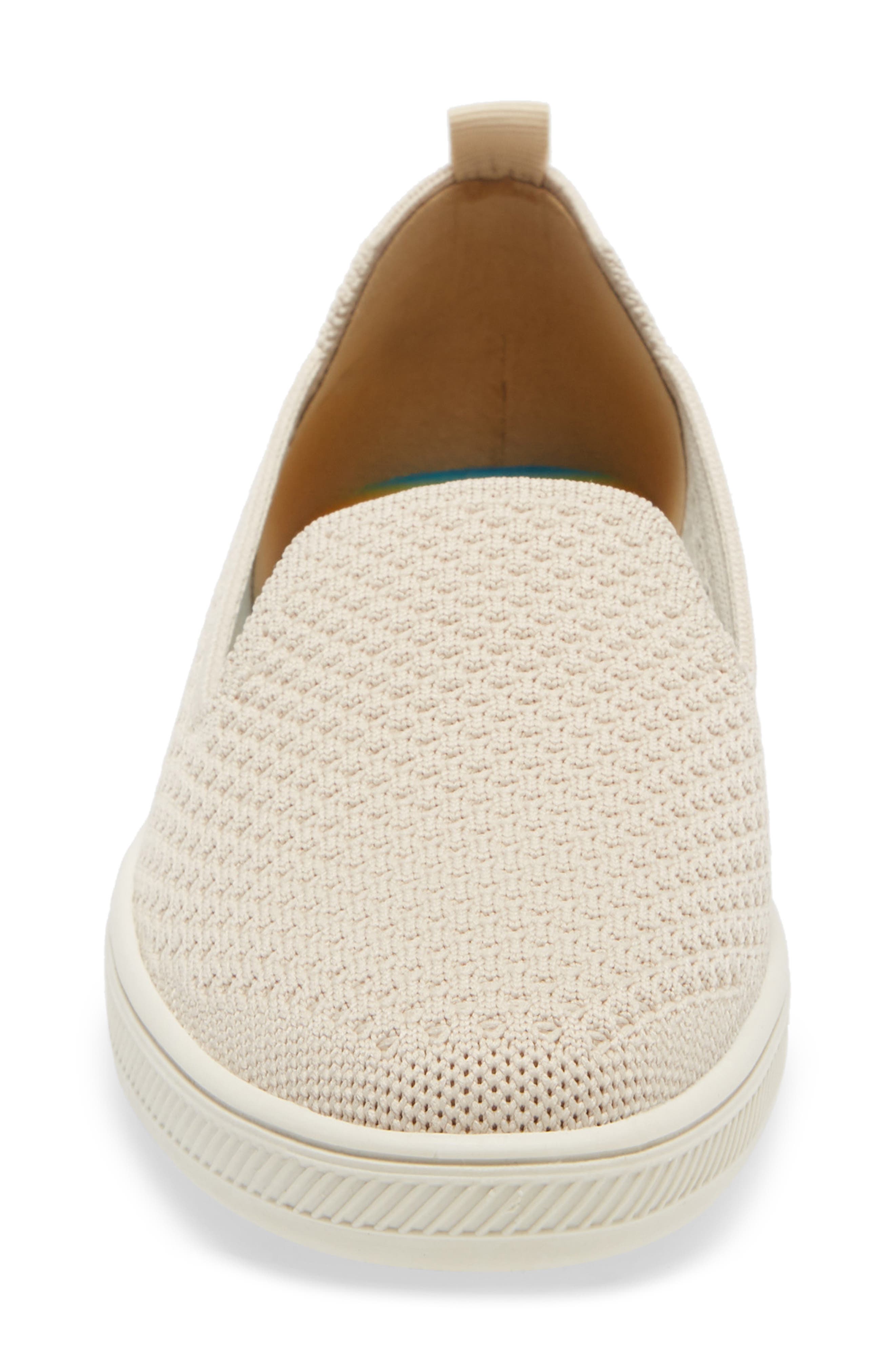 Cabreli Knit Slip-On Sneaker, Alternate, color, BONE