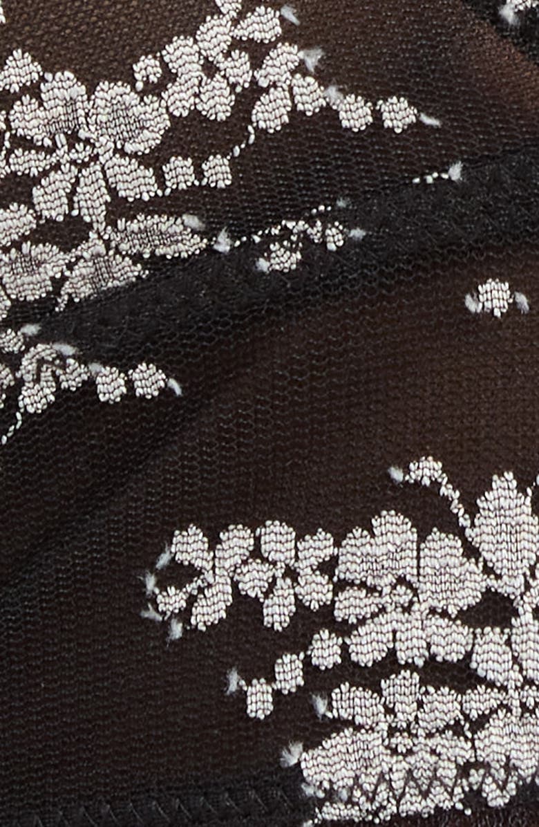 Free People Talk About It Racerback Bralette, Alternate, color, Black Combo