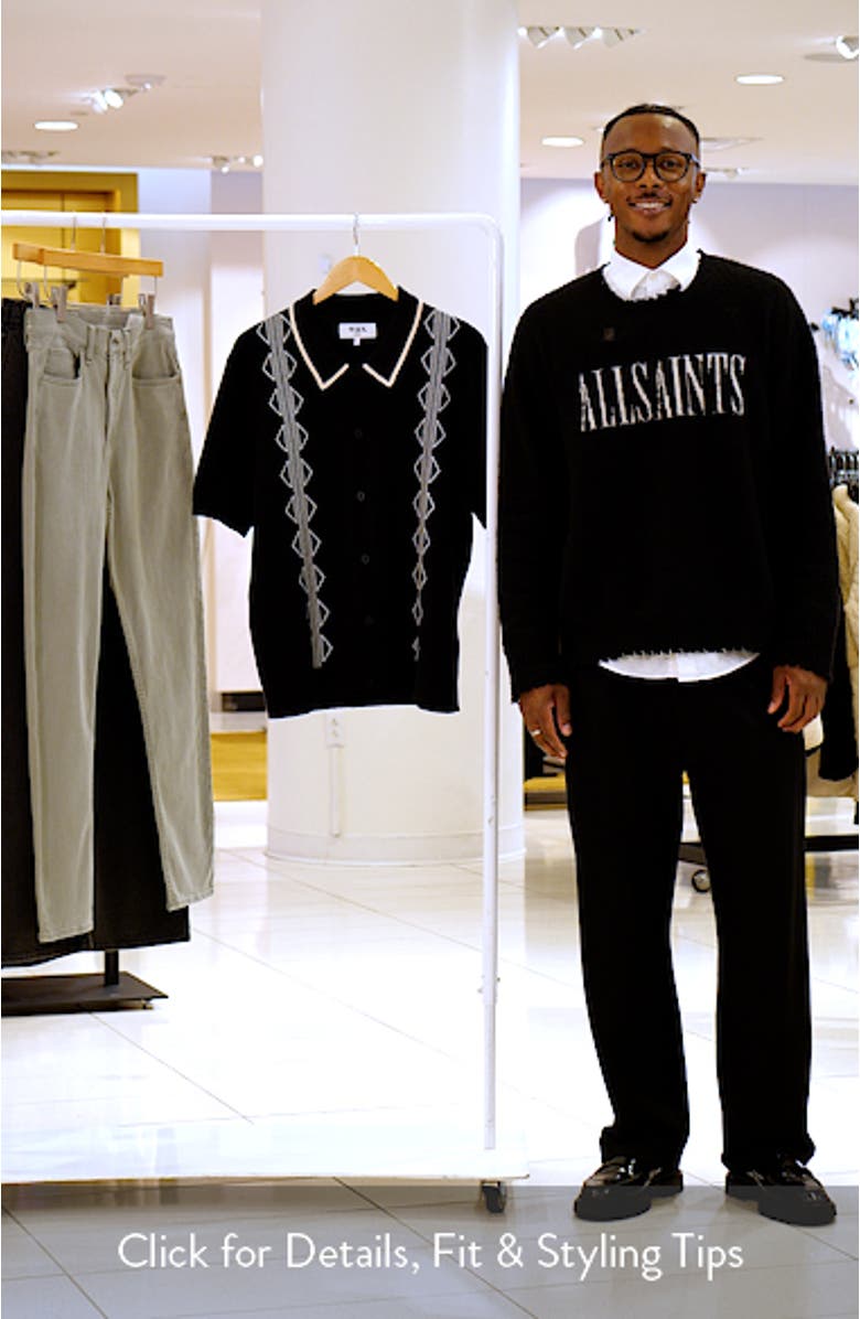 Tellaro Short Sleeve Retro Embroidered Shirt, sales video thumbnail