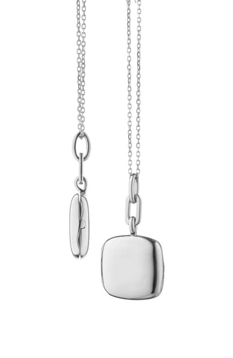 Viv Slim Cushion Locket Necklace