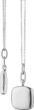Monica Rich Kosann Viv Slim Cushion Locket Necklace