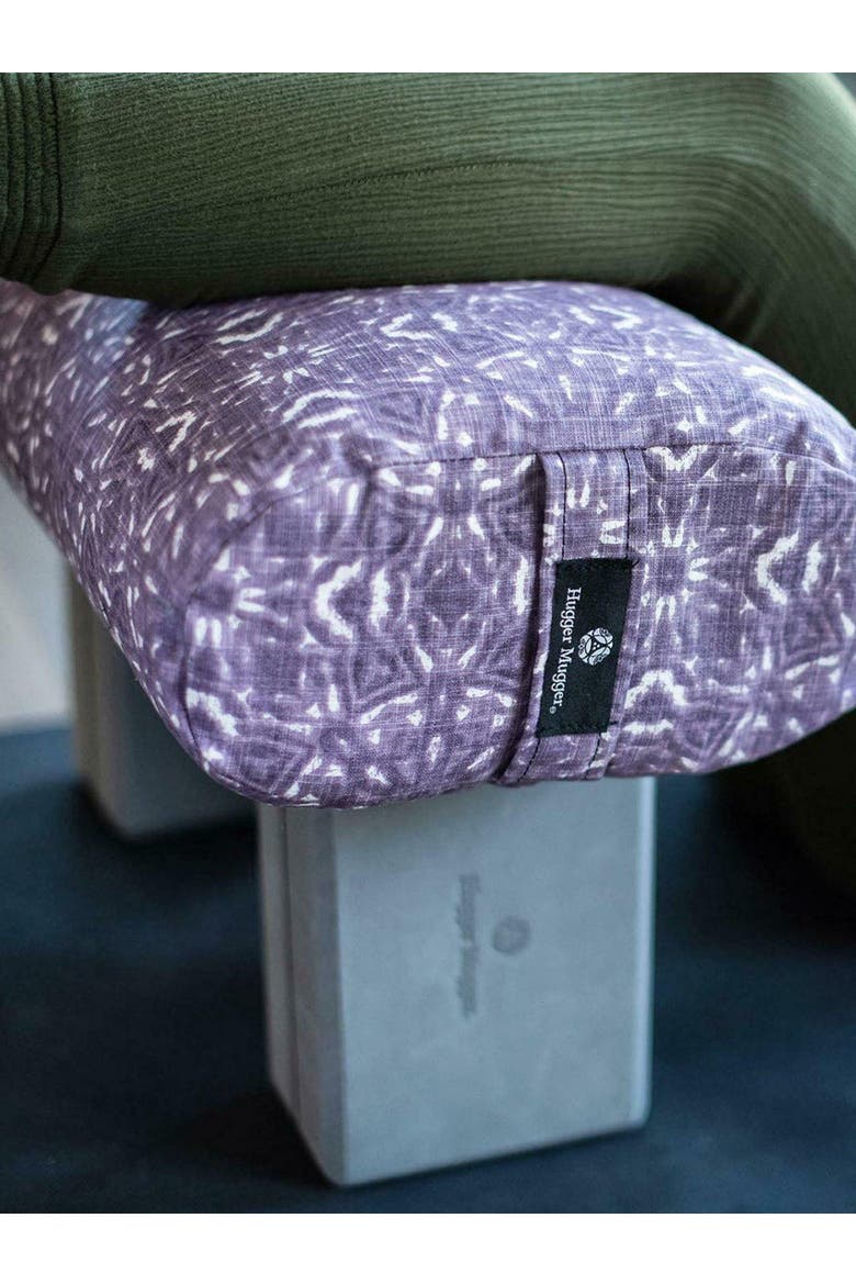 Standard Yoga Bolster, Alternate, color, Celestial Plum
