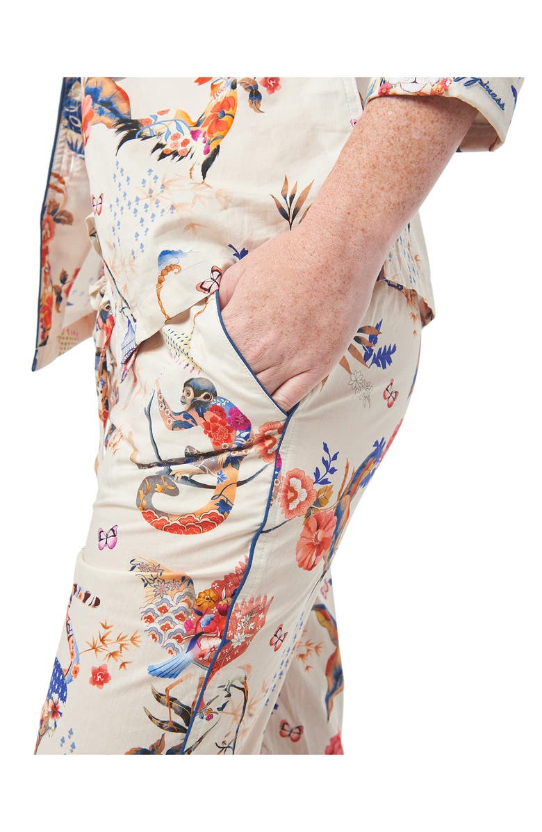 The Lazy Poet Emma Secret Garden Cotton Pajamas, Alternate, color,