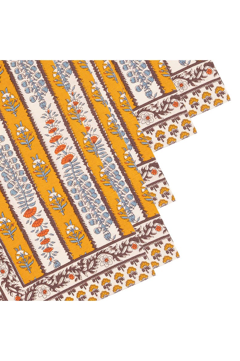 Provence Avignon Napkins, Alternate, color, Dijon/Blue 19" x 19"