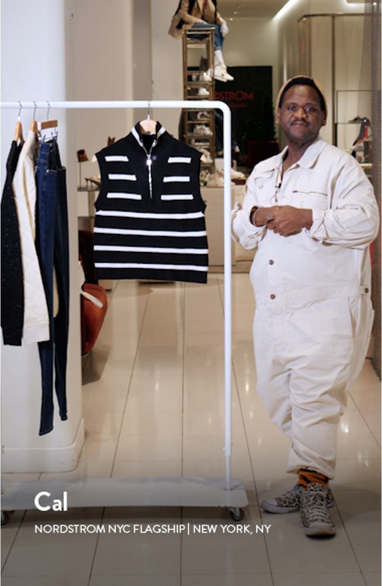 Stripe Sleeveless Sweater, sales video thumbnail