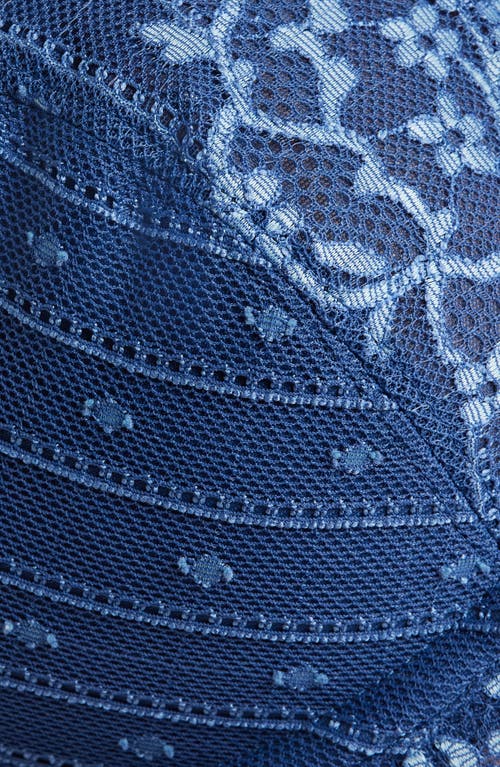 Chantelle Lingerie Rive Gauche Full Coverage Underwire Bra In Blue