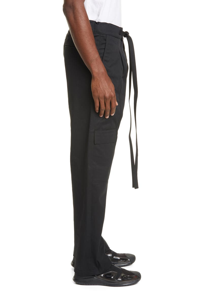 Baggy Cargo Pants, Alternate, color, BLACK