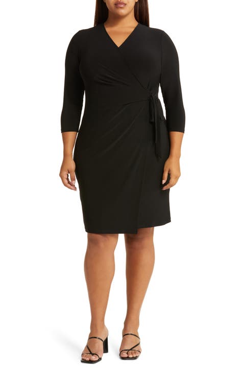 Black Wrap Dresses Nordstrom