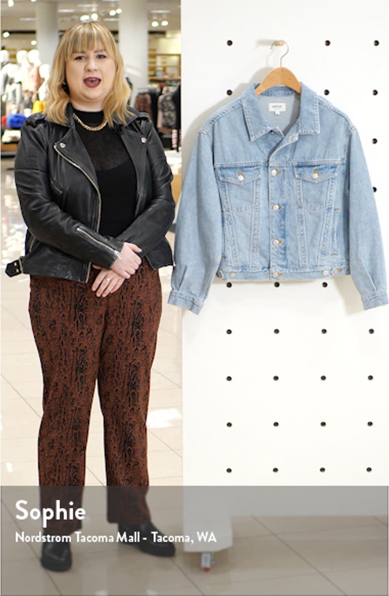 Charli Oversize Denim Jacket, sales video thumbnail