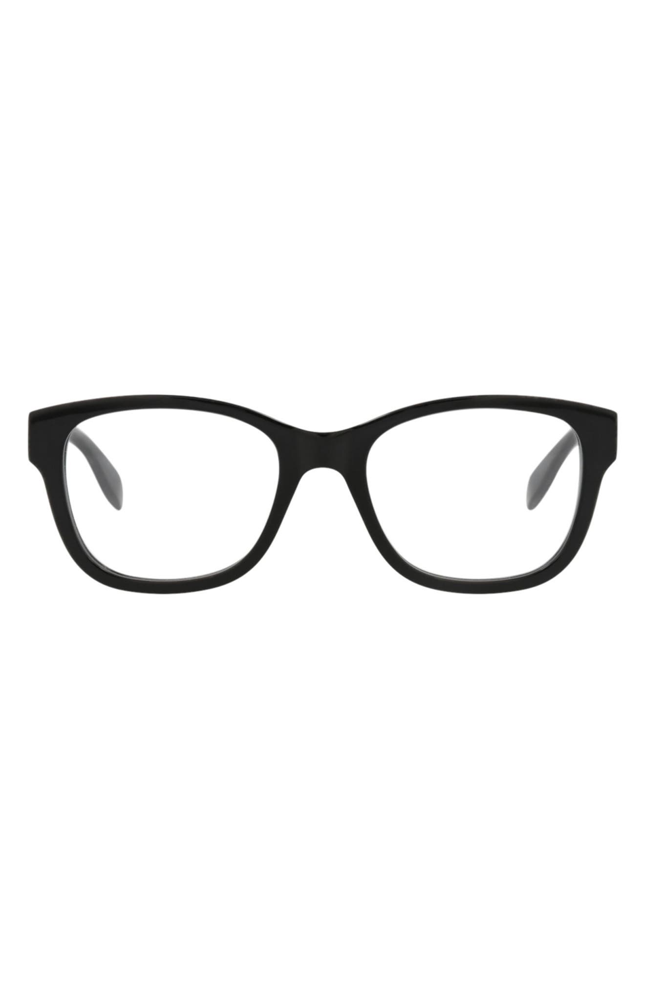 McQueen 52mm Square Optical Glasses