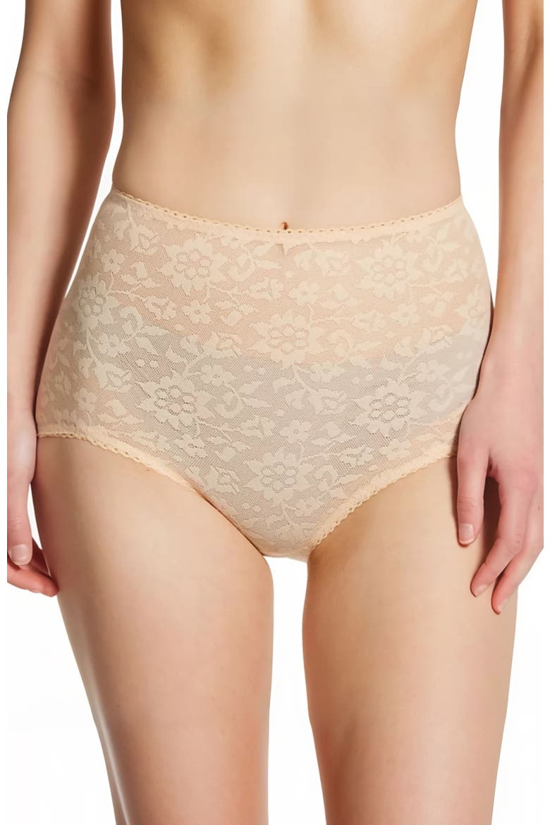 V- Leg Panty Brief Extra Firm Shaping, Main, color, Beige