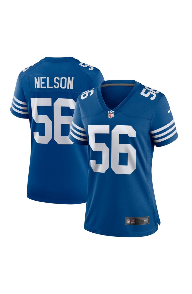 Nike Women's Nike Quenton Nelson Royal Indianapolis Colts Alternate Game Jersey, Main, color, Royal