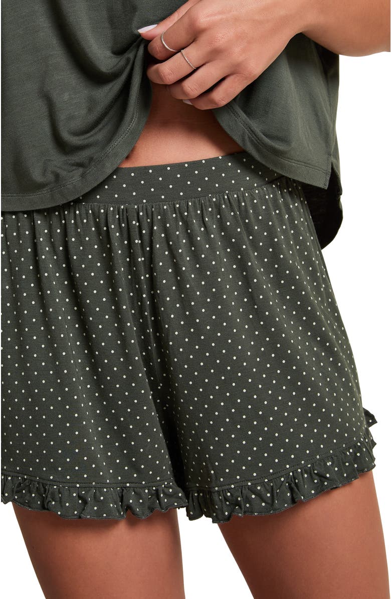 Hunkemöller Jersey Pyjama Set, Alternate, color, Green