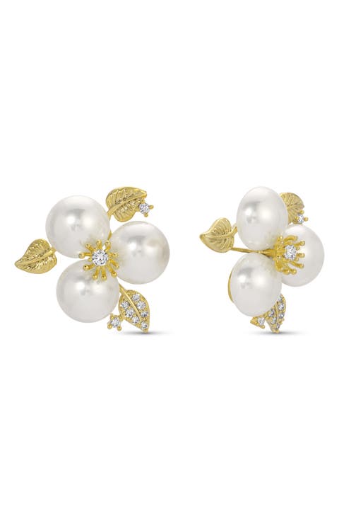 Eva Cubic Zirconia Stud Earrings