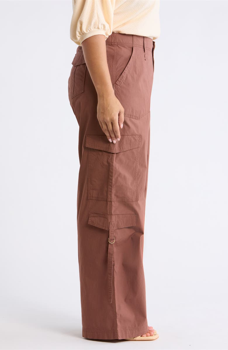 Wit & Wisdom Skyrise High Rise Wide Leg Pants, Alternate, color, Mocha