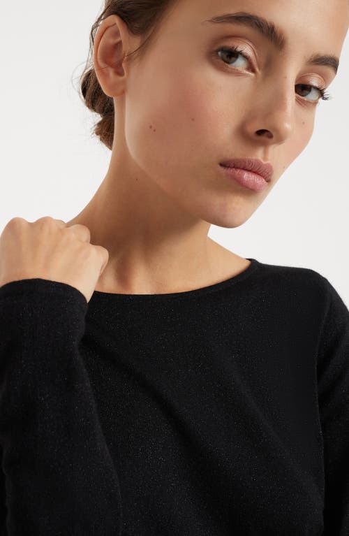 Brunello Cucinelli Sparkling Sweater In Black