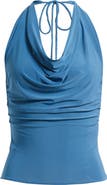 Bella Venice Elsa Knit Cowl Halter Top