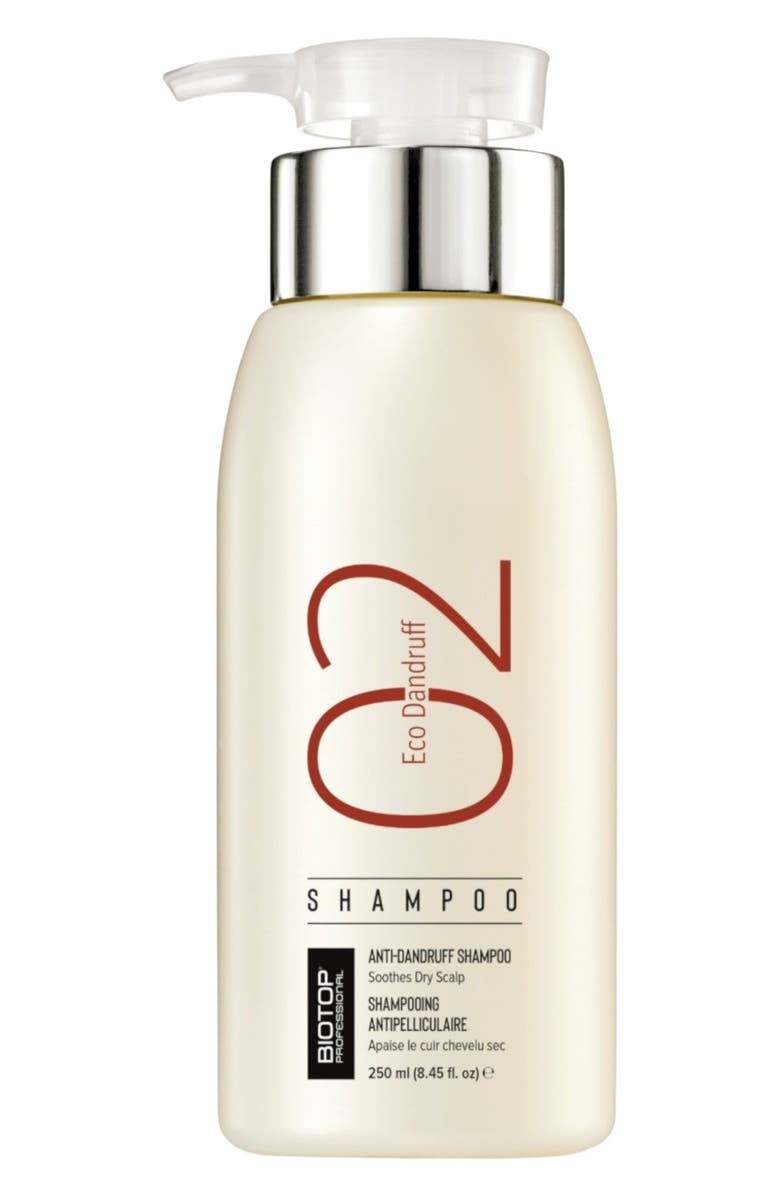Biotop Professional 02 Eco Dandruff Shampoo, Main, color, White