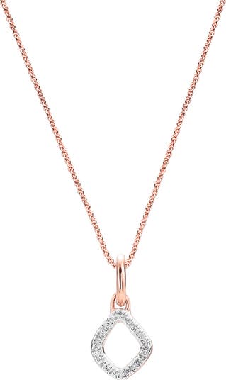 Monica Vinader Riva Mini Kite Diamond Pave Pendant Charm Nordstrom