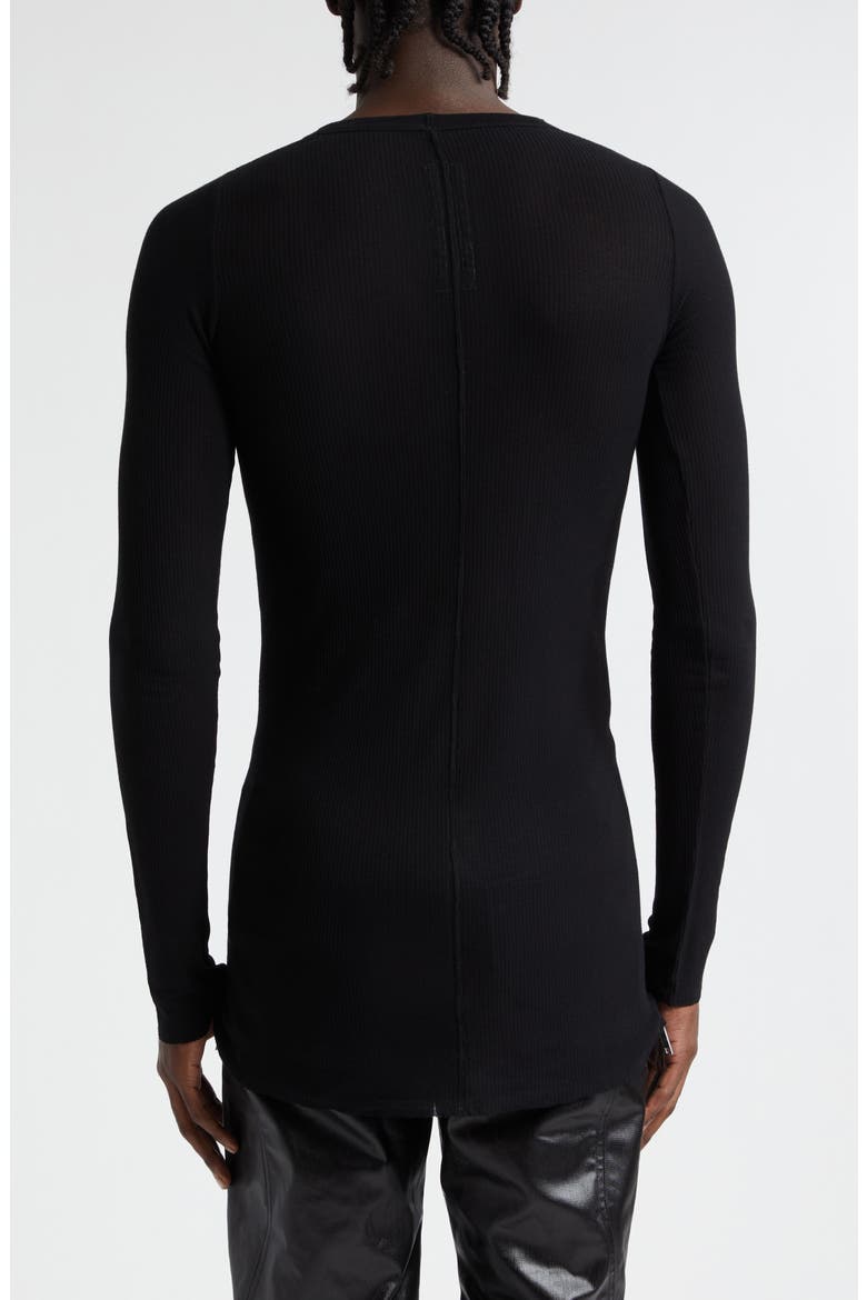 Forever Rib Jersey T-Shirt, Alternate, color, BLACK