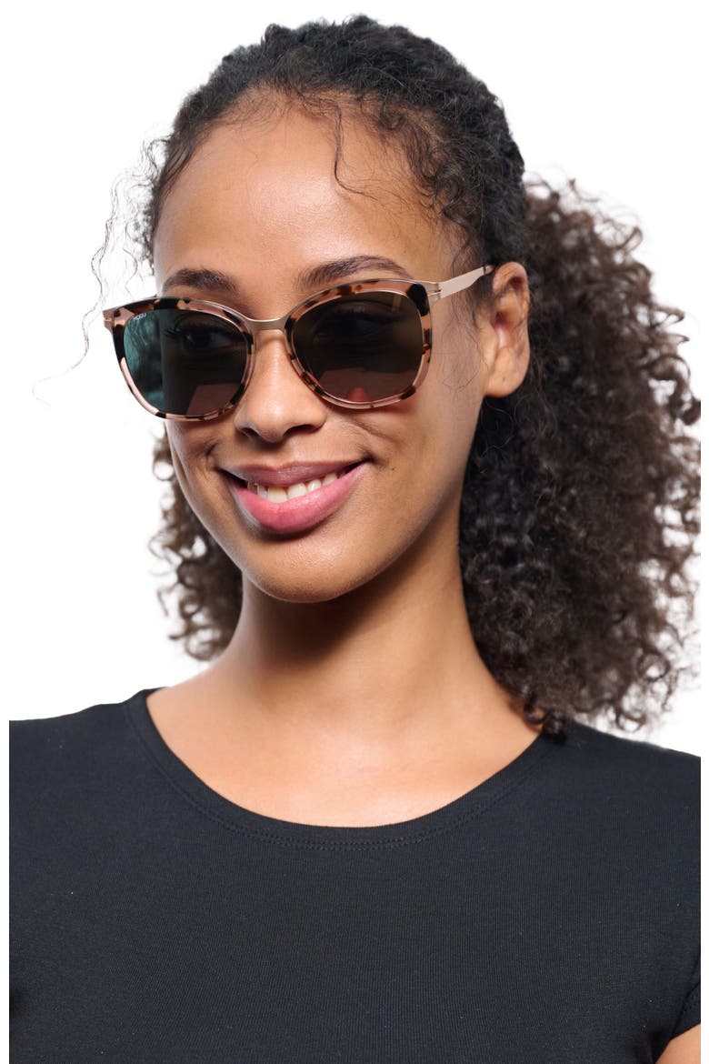 455 Sunglasses, Alternate, color, Blush Tortoise