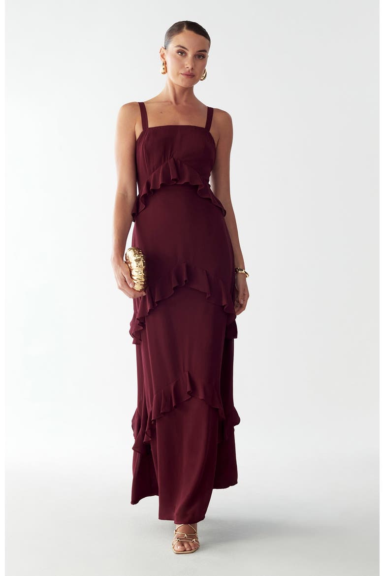Cheri Maxi Dress, Alternate, color, Plum
