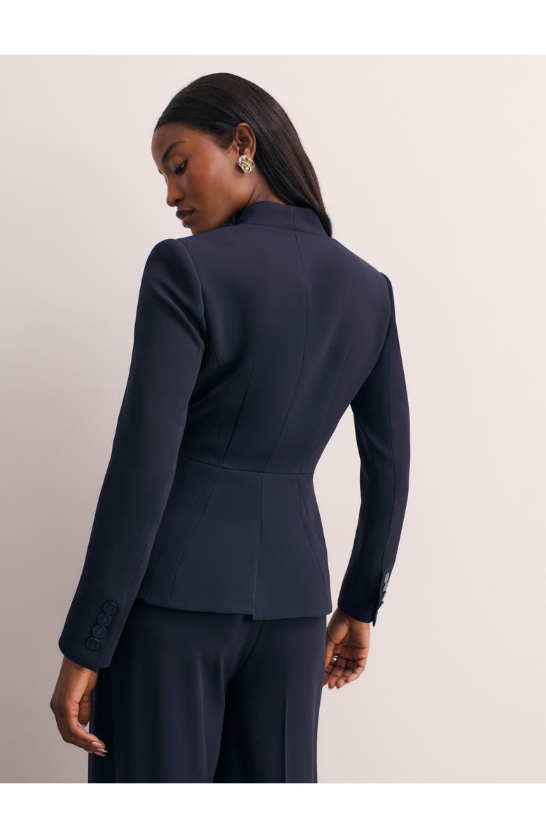 The Fold Arno Clever Crepe Blazer, Alternate, color, Navy