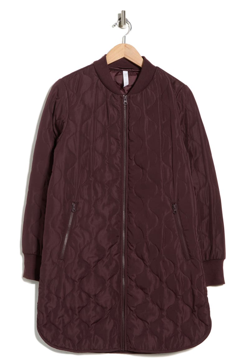 Longline Quilted Jacket (Women) | Nordstromrack