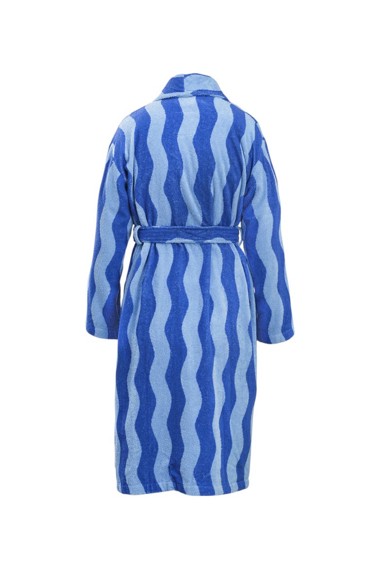 Tabea Cotton Bathrobe, Alternate, color, Blue