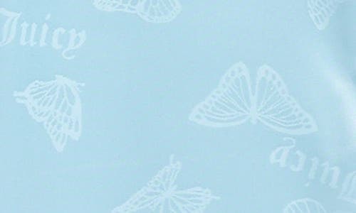 Shop Juicy Couture Kids' Blue Butterfly Notch Pajamas