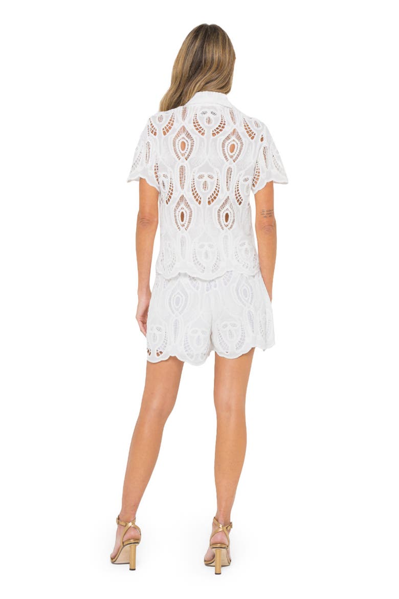 Zuri Short, Alternate, color, Off White