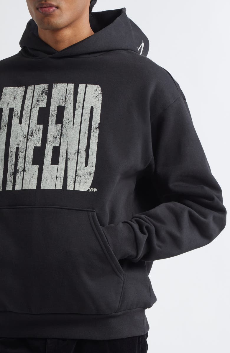MIDNIGHT RODEO The End Fleece Graphic Hoodie, Alternate, color, Black