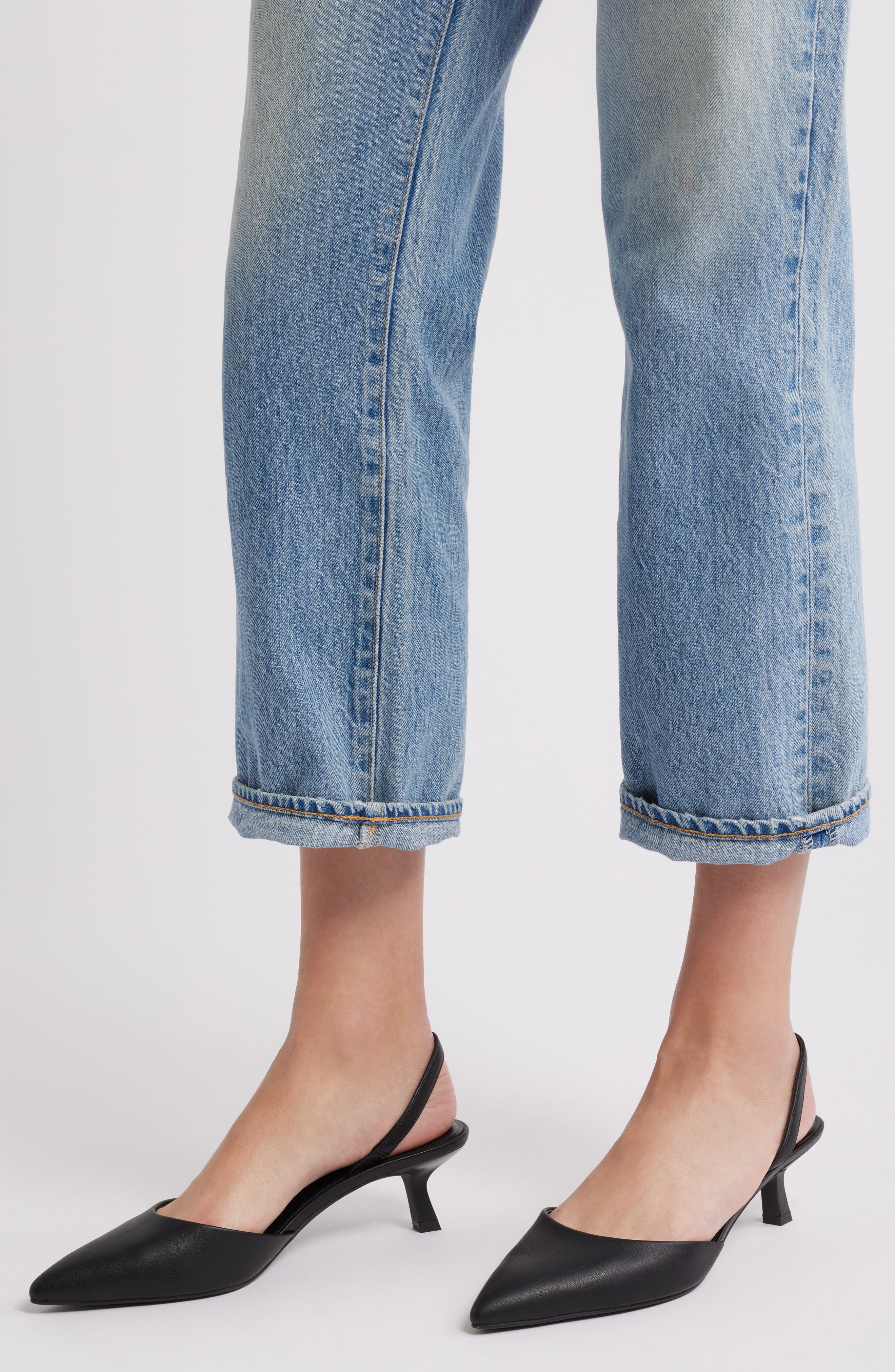 Open Edit Cammie Kitten Heel Slingback Pump, Alternate, color, 