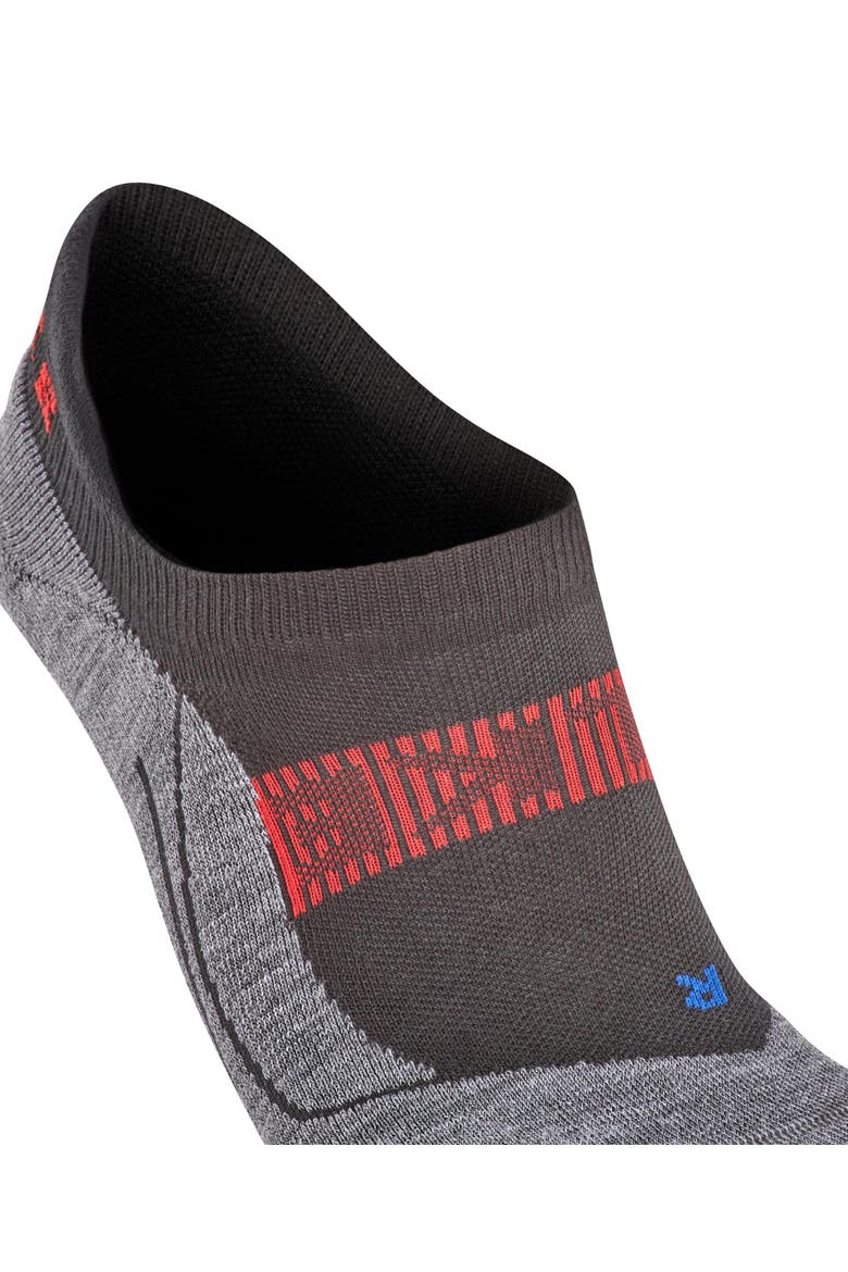 RU4 Endurance Cool Invisible Running Socks, Alternate, color, Black