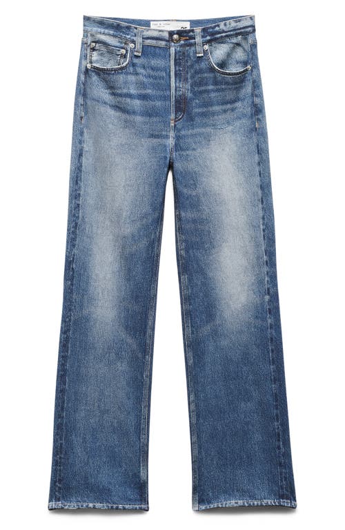 Rag & Bone Miramar Shea High-rise Ankle Straight Jeans In Cosmos