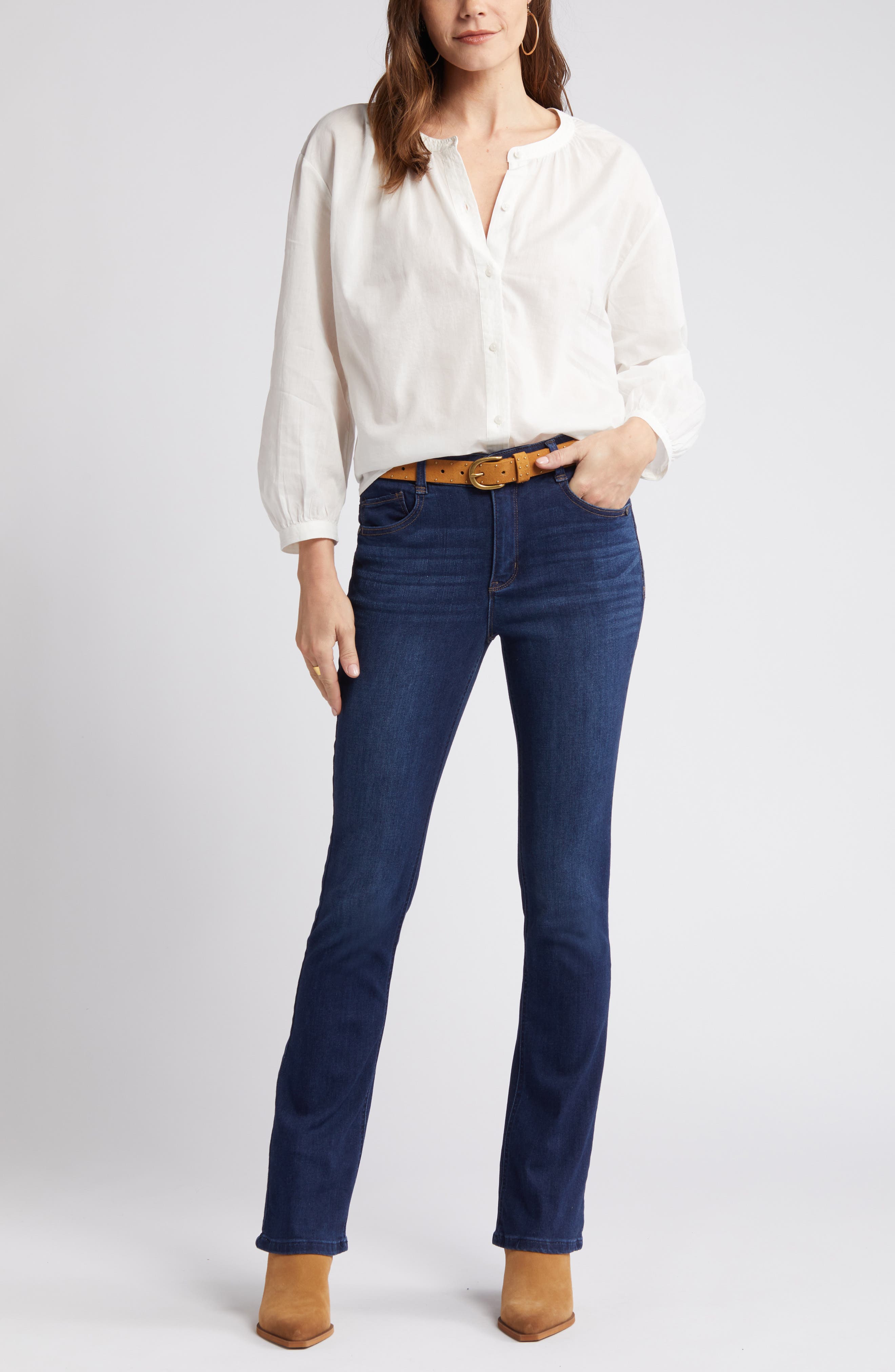 Женские Wit & Wisdom Brittany High Waist Baby Bootcut Jeans — фото 6