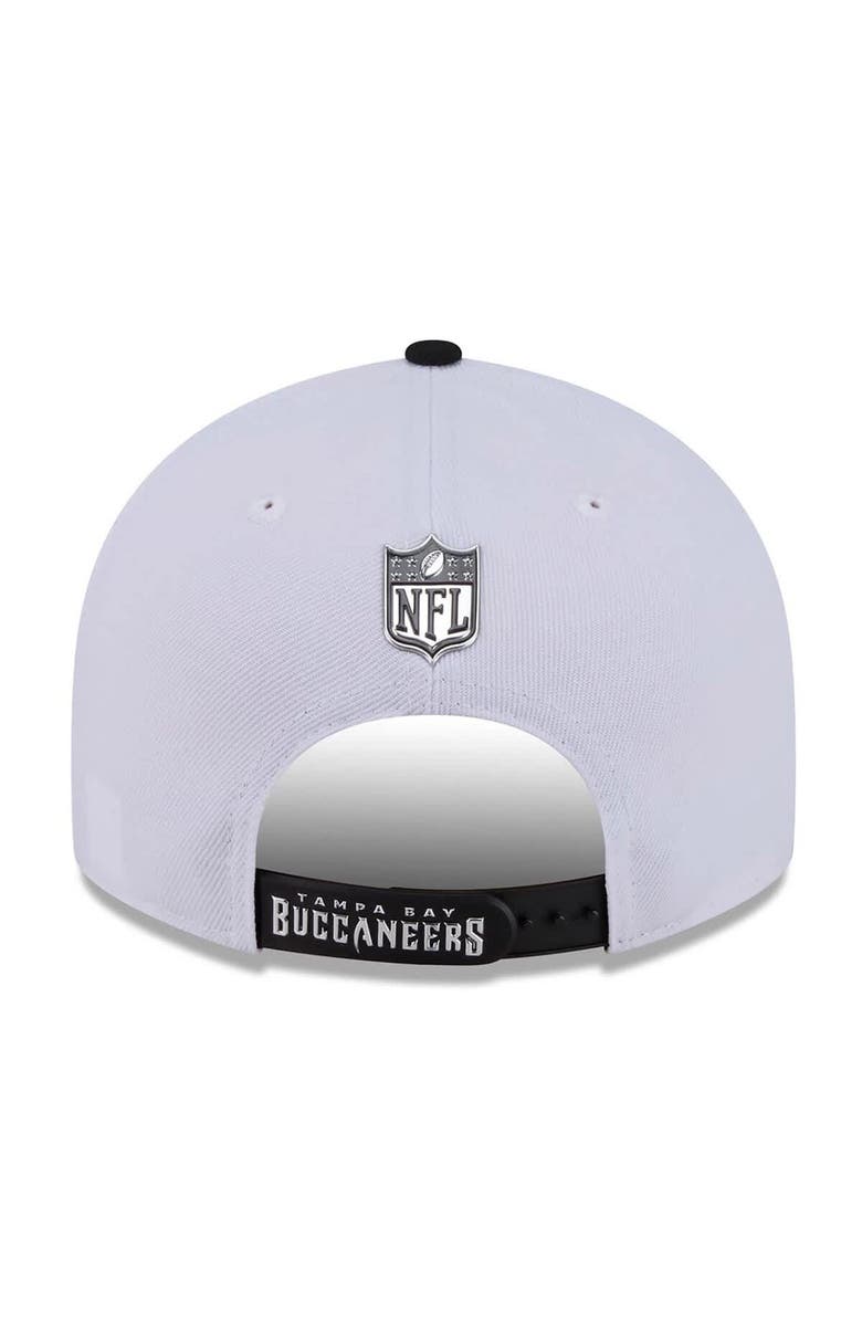 New Era Men's New Era White/Black Tampa Bay Buccaneers 2026 NFL Draft Pre-Curved 9FIFTY Snapback Hat, Alternate, color, White