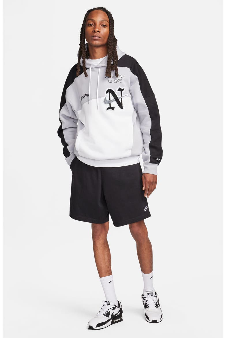 Club Knit Shorts, Alternate, color, 010 BLACK/WHITE