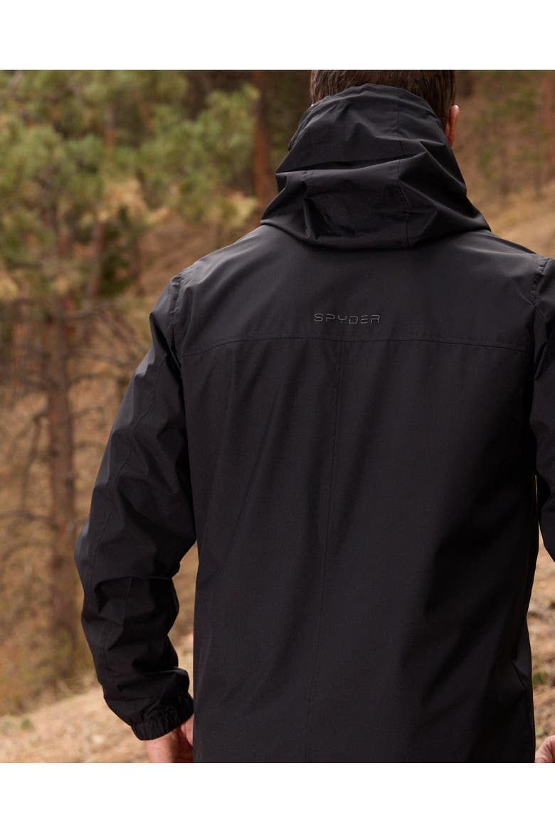 Men Gale Windbreaker, Alternate, color, Black
