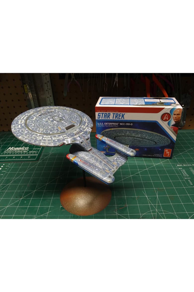 Star Trek Model Kit U.S.S. 12500 Scale Model Kit,10"  Age 14+, Alternate, color, Multicolored