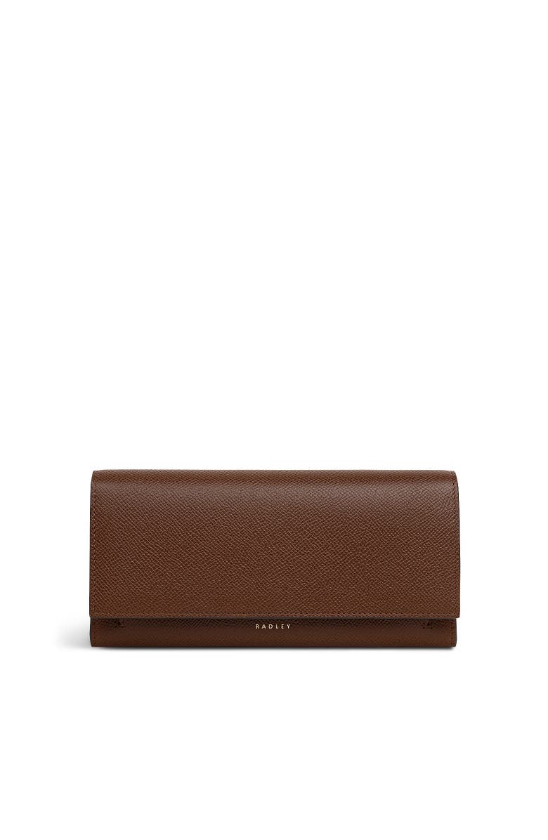 Radley Picton Place Large Flapover Wallet, Main, color, Chocolate