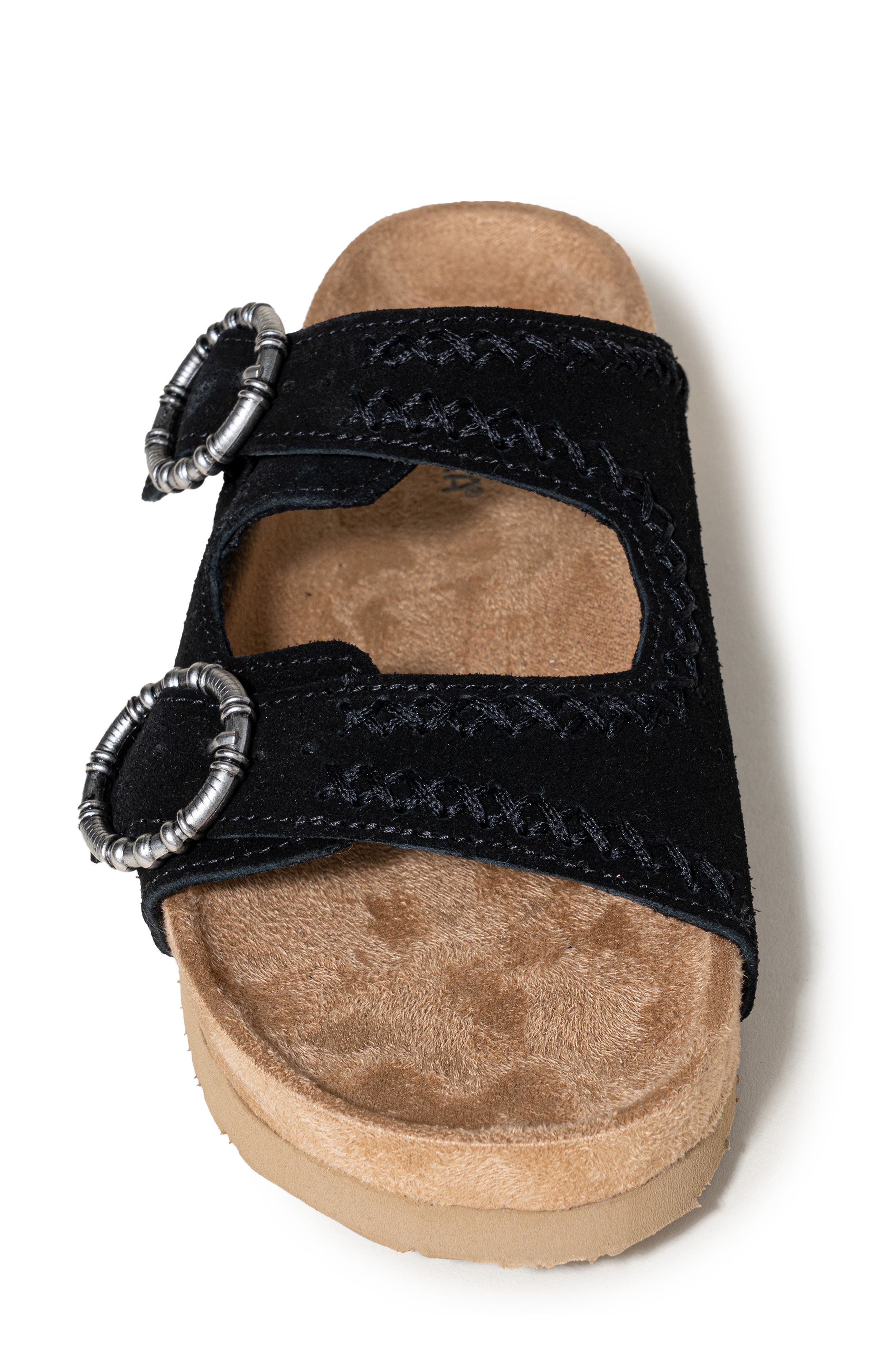 Minnetonka Georgine Sandal, Alternate, color, Black